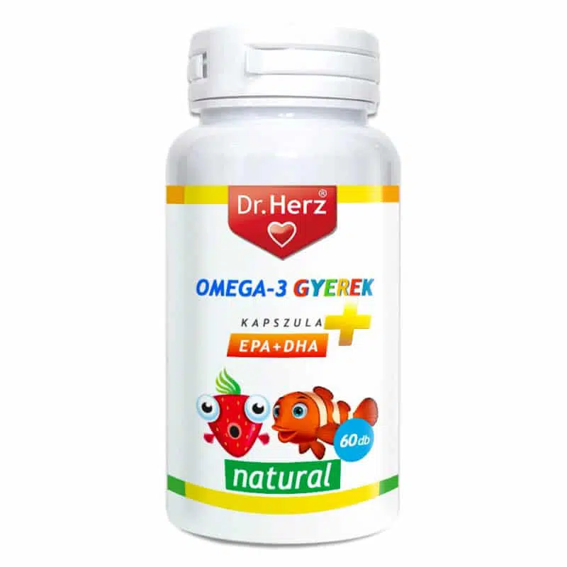 Dr. Herz Omega-3 500mg kapszula gyermekeknek - 60db 1 Dr. Herz Omega-3 500mg kapszula gyermekeknek - 60db