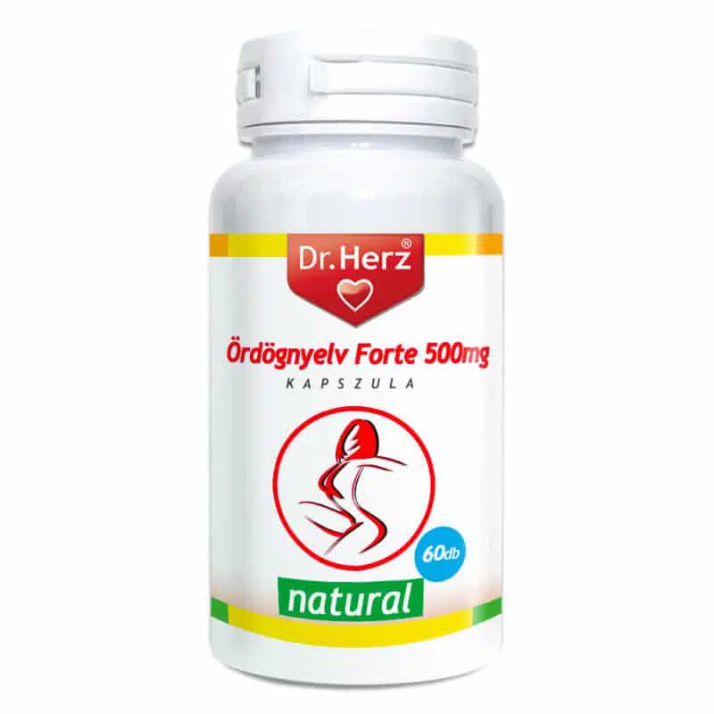 Dr. Herz Ördögnyelv Forte 500mg kapszula - 60db 1 Dr. Herz Ördögnyelv Forte kapszula - 60db