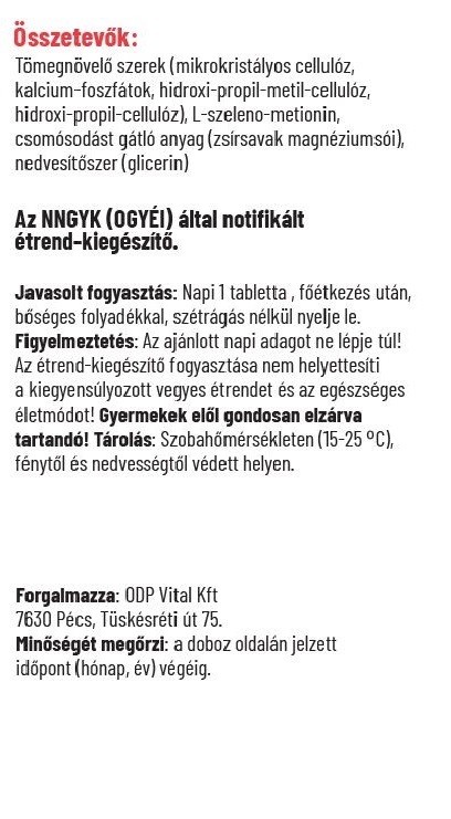 Dr. Herz Szerves Szelén 100mcg tabletta - 120db 3 Dr. Herz Szerves Szelén 100mcg tabletta - 120db - Image 3