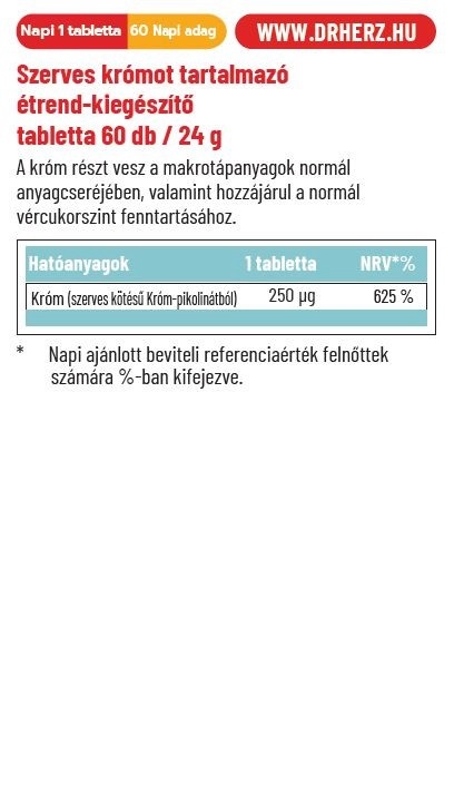 Dr. Herz Szerves Szelén 100mcg tabletta - 120db 2 Dr. Herz Szerves Szelén 100mcg tabletta - 120db - Image 2