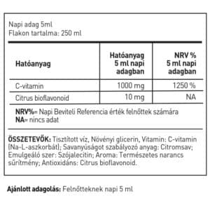 LipoCell C1000 liposzómás C-vitamin ital - 250ml - Image 2