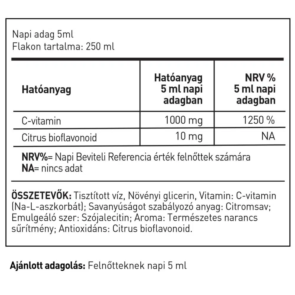 LipoCell C1000 liposzómás C-vitamin ital - 250ml 2 LipoCell C1000 liposzómás C-vitamin ital - 250ml - Image 2