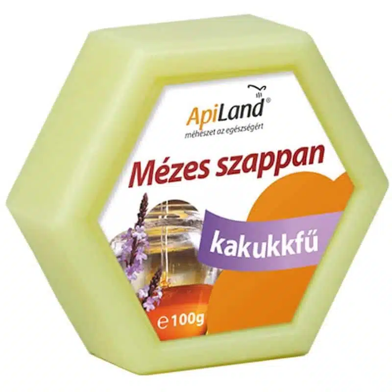 Apiland mézes, kakukkfüves szappan - 100g 1 Apiland mézes, kakukkfüves szappan - 100g