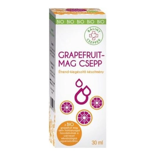 Bálint Cseppek Bio Grapefruitmag csepp - 30ml 1 Bálint Cseppek Bio Grapefruitmag csepp - 30ml
