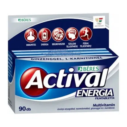 Béres Actival Energia filmtabletta - 90db 1 Béres Actival Energia filmtabletta - 90db