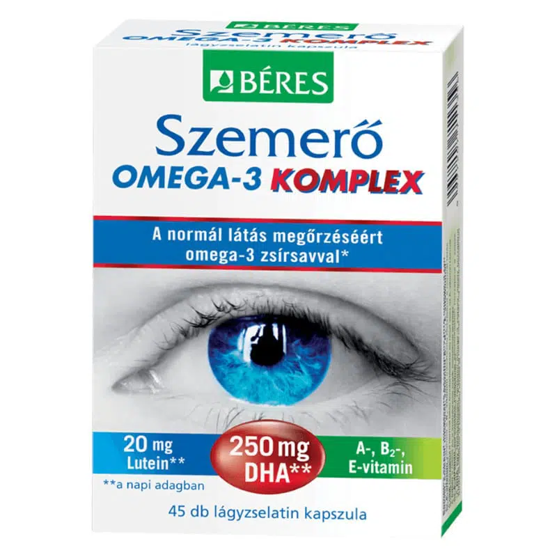 Béres Szemerő Omega-3 komplex lágyzselatin kapszula - 45db 1 Béres Szemerő Omega-3 komplex lágyzselatin kapszula - 45db