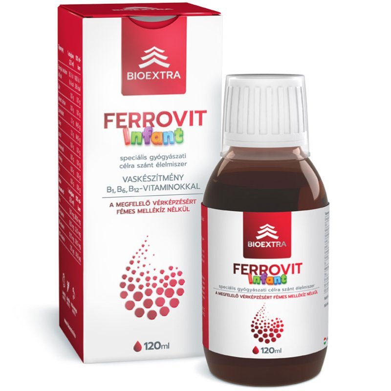 Bioextra Ferrovit Infant szirup - 120ml 1 Bioextra Ferrovit Infant szirup - 120ml