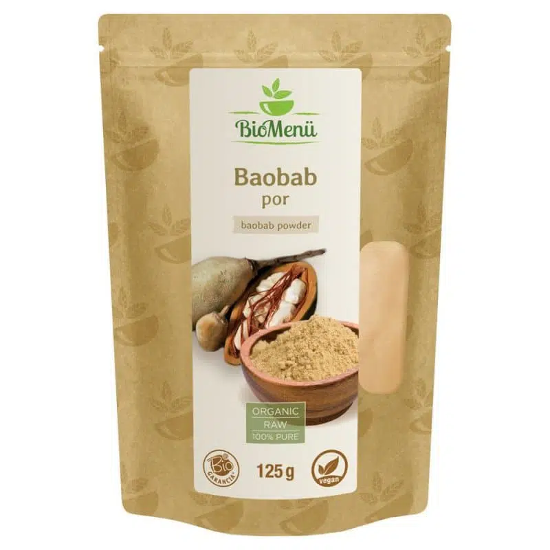 BioMenü Bio Baobab por - 125g 1 Biomenü bio baobab por – 125g
