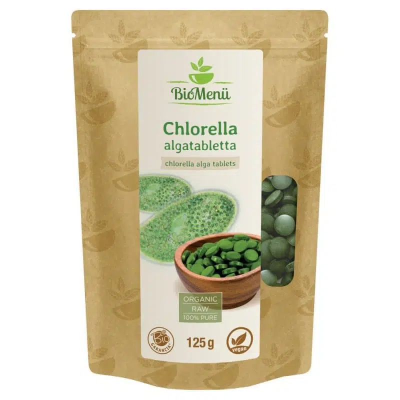 Biomenü Bio Chlorella algatabletta - 125g 1 Biomenü bio chlorella tabletta - 125g
