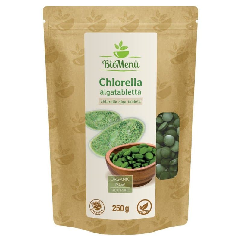 Biomenü Bio Chlorella algatabletta - 250g 1 Biomenü bio chlorella tabletta - 250g