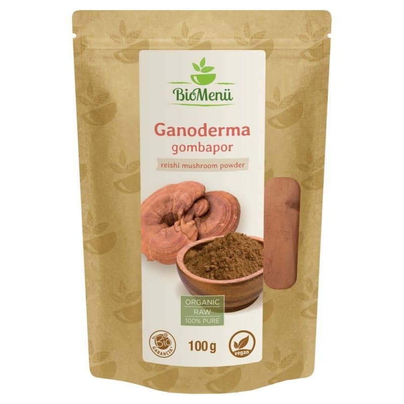 Biomenü Bio Ganoderma gombapor - 100g 1 Biomenü Bio Reishi Ganoderma gomba por - 100g