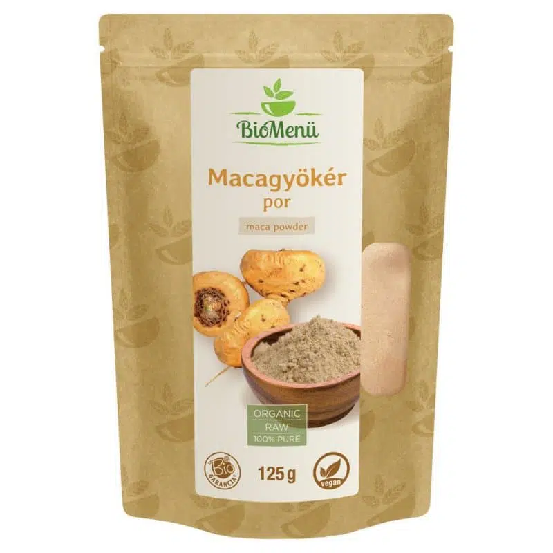 BioMenü Bio Macagyökér por - 125g 1 Biomenü bio maca-gyökér por - 125g