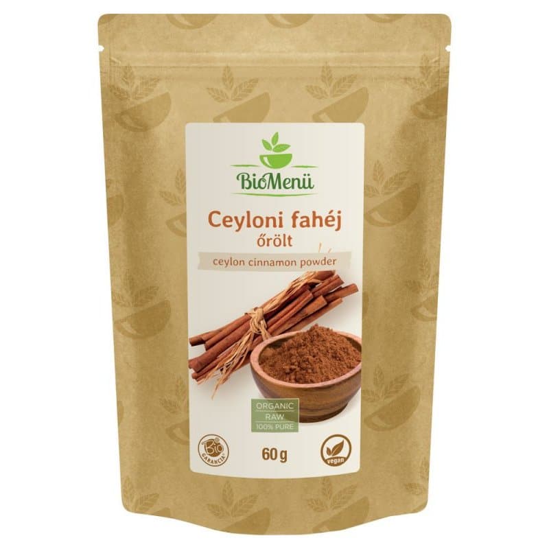 BioMenü Bio Őrölt ceyloni fahéj - 60g 1 Biomenü Bio őrölt ceyloni fahéj – 60g