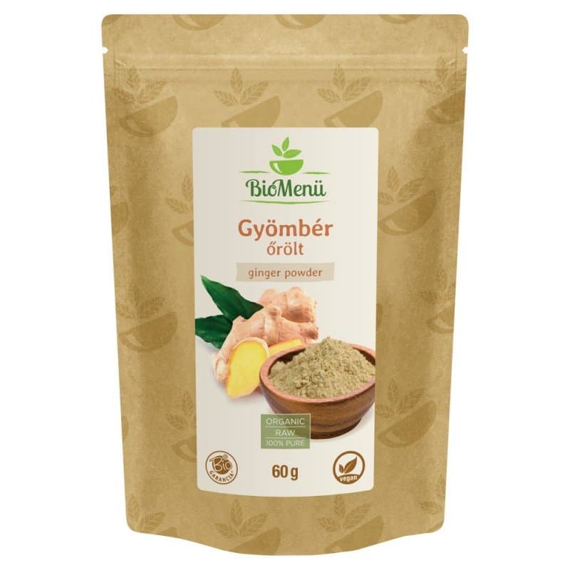 Biomenü Bio őrölt gyömbér - 60g 1 Biomenü Bio őrölt gyömbér – 60g