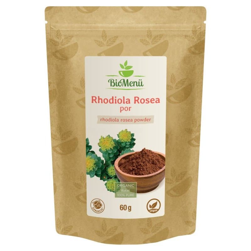 Biomenü Bio Rhodiola Rosea por - 60g 1 Biomenü Bio Rhodiola Rosea por - 60g