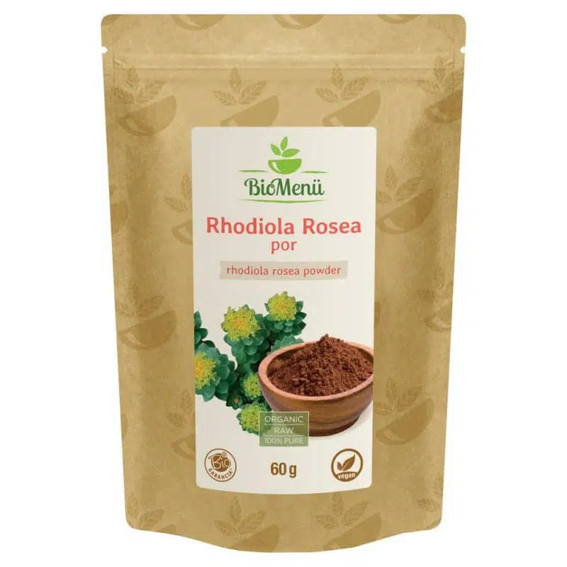 Biomenü Bio Rhodiola Rosea por - 60g 1 Biomenü Bio Rhodiola Rosea por - 60g
