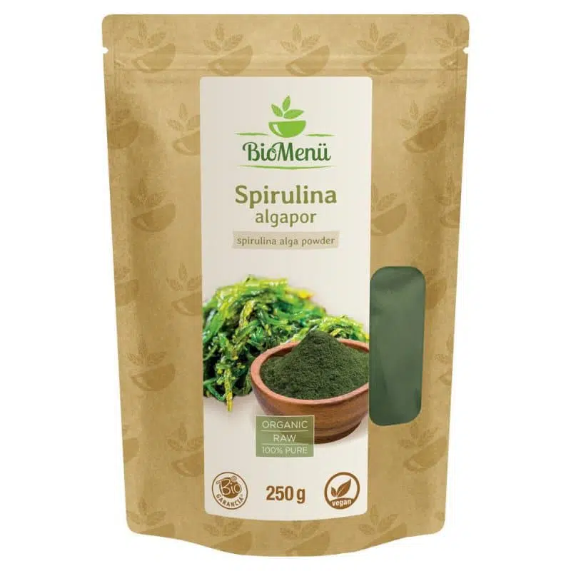 BioMenü Bio Spirulina algapor - 250g 1 Biomenü bio spirulina por – 250g