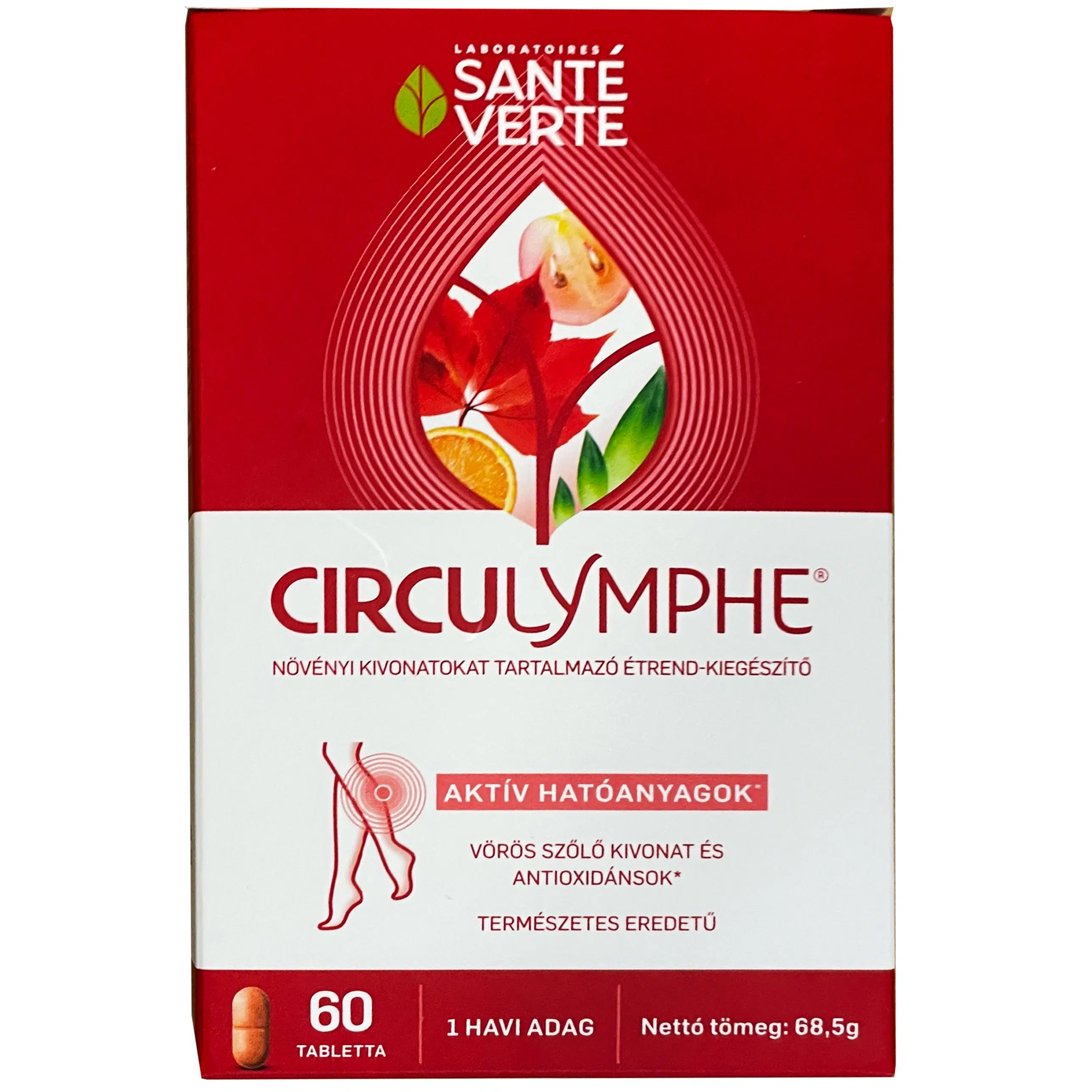 Circulymphe vérkeringést támogató tabletta - 60db 1 Circulymphe tabletta - 60db