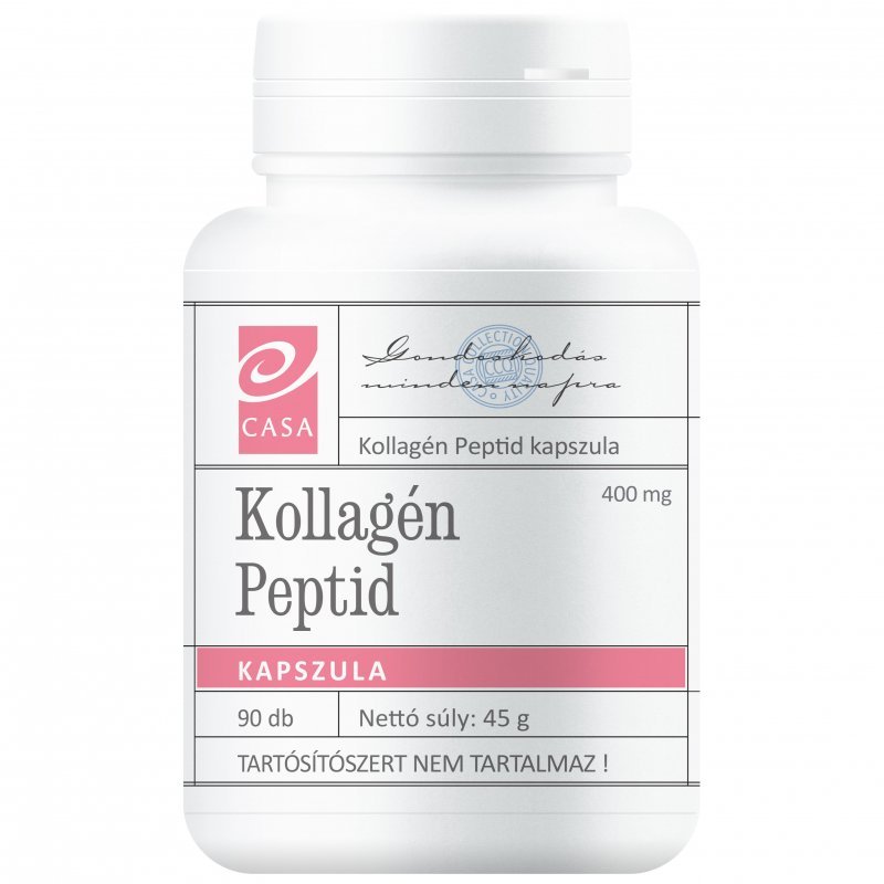 Casa Kollagén peptid kapszula - 90db 1 Casa Kollagén peptid kapszula - 90db