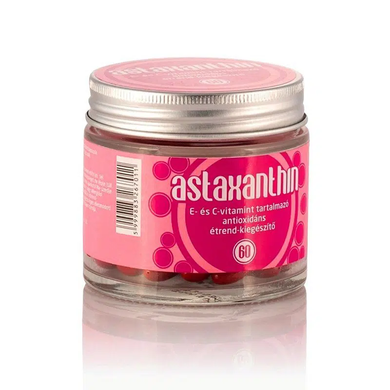 Astaxanthin antioxidáns E és C-vitaminnal kapszula - 60db 1 Astaxanthin antioxidáns E és C-vitaminnal kapszula - 60db