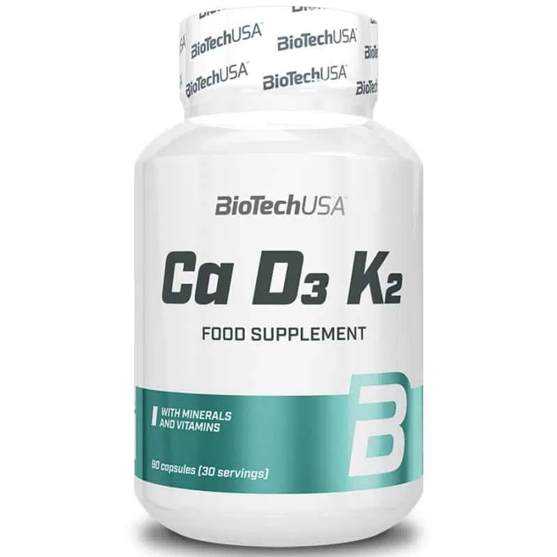 BioTech USA Ca-D3-K2-vitamin kapszula - 90db 1 BioTech USA Ca-D3-K2-vitamin kapszula - 90db