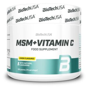 BioTech USA MSM + Vitamin C italpor - 150g