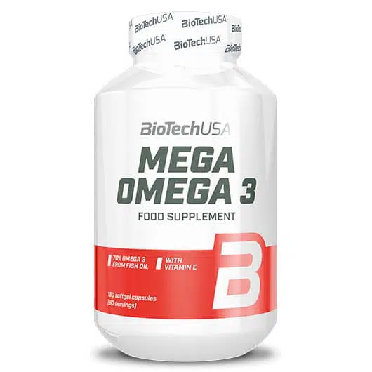 BioTech USA Mega Omega-3 gélkapszula - 180db 1 BioTech USA Mega Omega-3 gélkapszula - 180db
