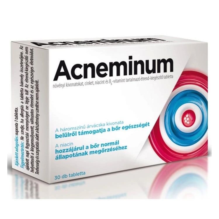Acneminum tabletta - a bőr egészségéért - 30db 1 Acneminum tabletta - a bőr egészségéért - 30db