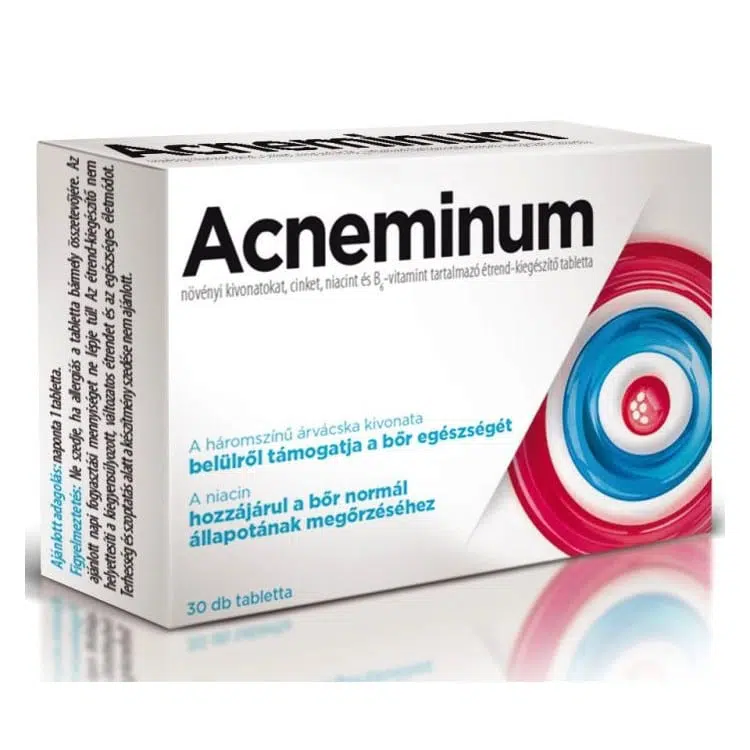 Acneminum tabletta - a bőr egészségéért - 30db 1 Acneminum tabletta - a bőr egészségéért - 30db