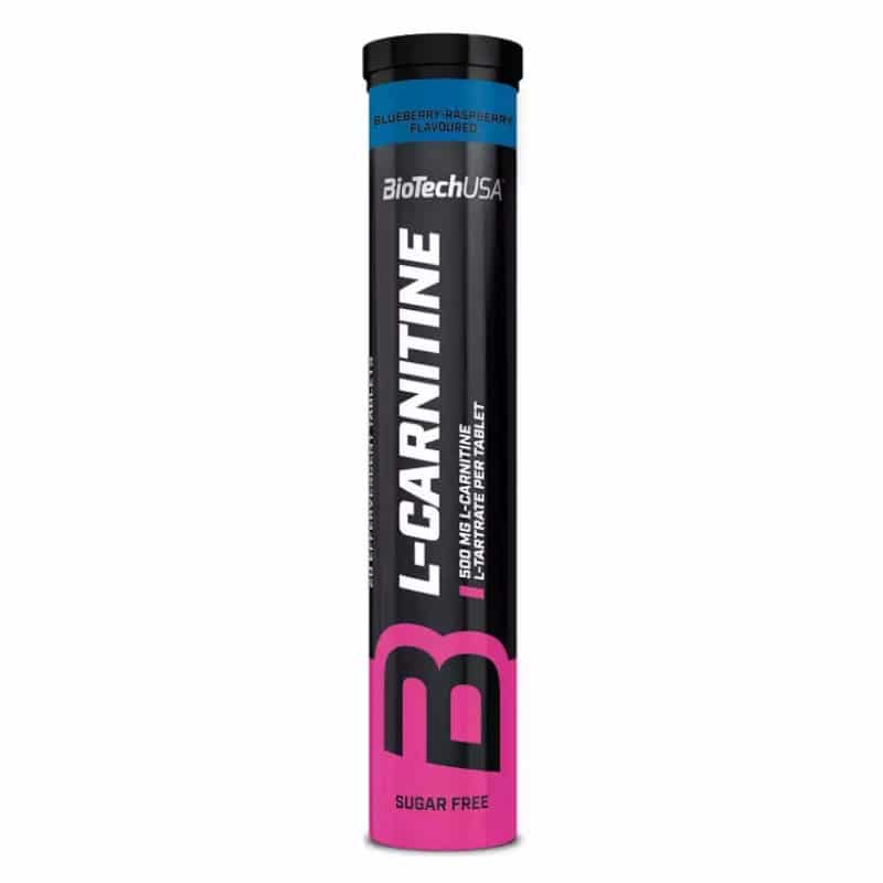 BioTech USA L-Carnitine 500mg pezsgőtabletta áfonya-málna - 20db pezsgőtabletta 1 BioTech USA L-Carnitine 500mg pezsgőtabletta áfonya-málna - 20db