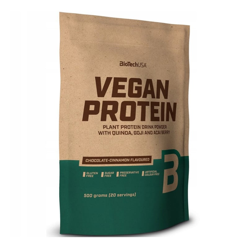 BioTech USA Vegan Protein csokoládé-fahéj - 500g 1 BioTech USA Vegan Protein csokoládé-fahéj - 500g