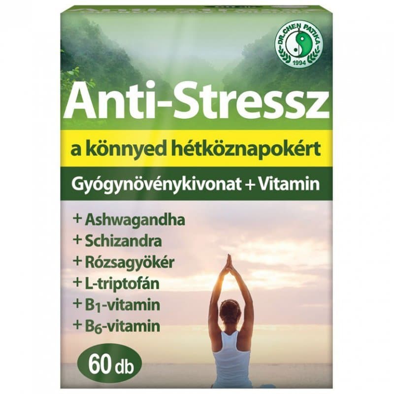 Dr. Chen Anti-Stressz kapszula - 60db 1 Dr. Chen Anti Stressz kapszula - 60db