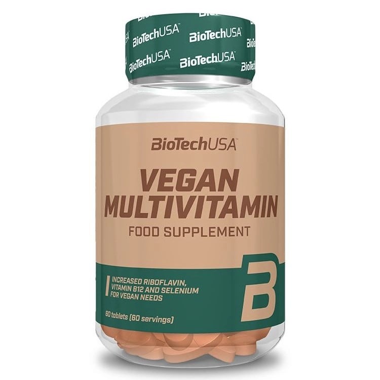 BioTech USA Vegan Multivitamin tabletta - 60db 1 BioTech USA Vegan Multivitamin tabletta - 60db