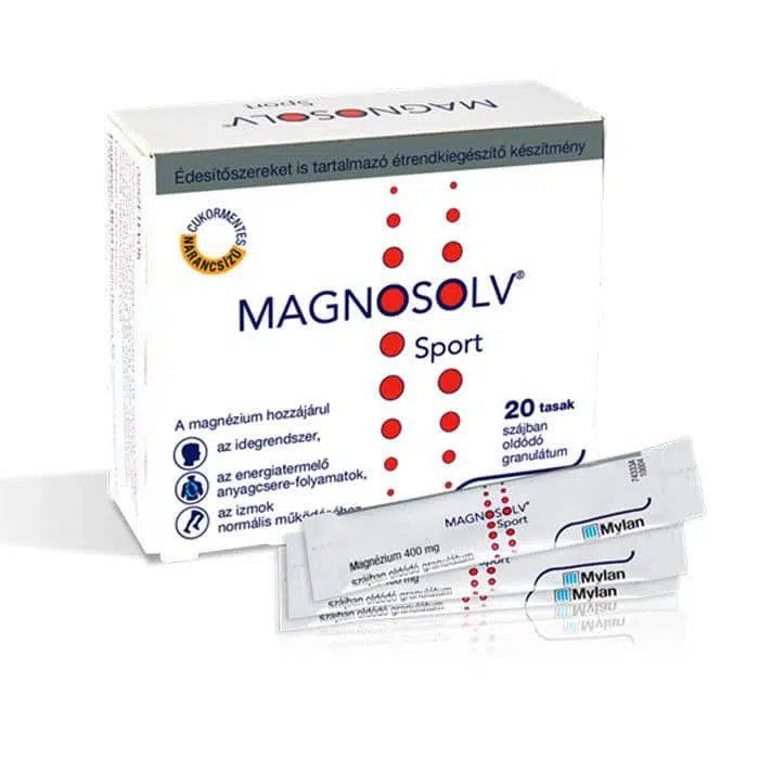 Magnosolv Sport 400mg granulátum - 20 tasak 1 Magnosolv Sport 400mg granulátum - 20 tasak