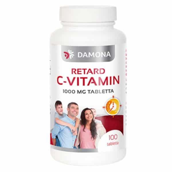 Damona 1000mg C-vitamin Retard tabletta - 100db 1 Damona 1000mg C-vitamin Retard tabletta - 100db