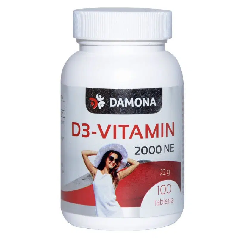 Damona D3-vitamin tabletta - 100db 1 Damona D3-vitamin tabletta - 100db