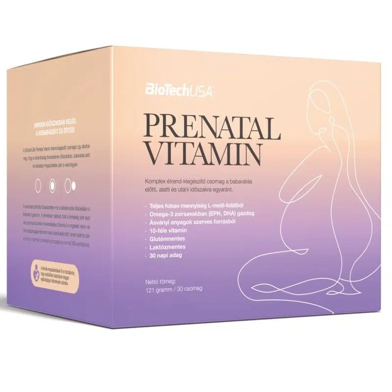 BioTech USA Prenatal - Babaváró vitamin - 30 tasak 1 BioTech USA Prenatal - Babaváró vitamin - 30 tasak