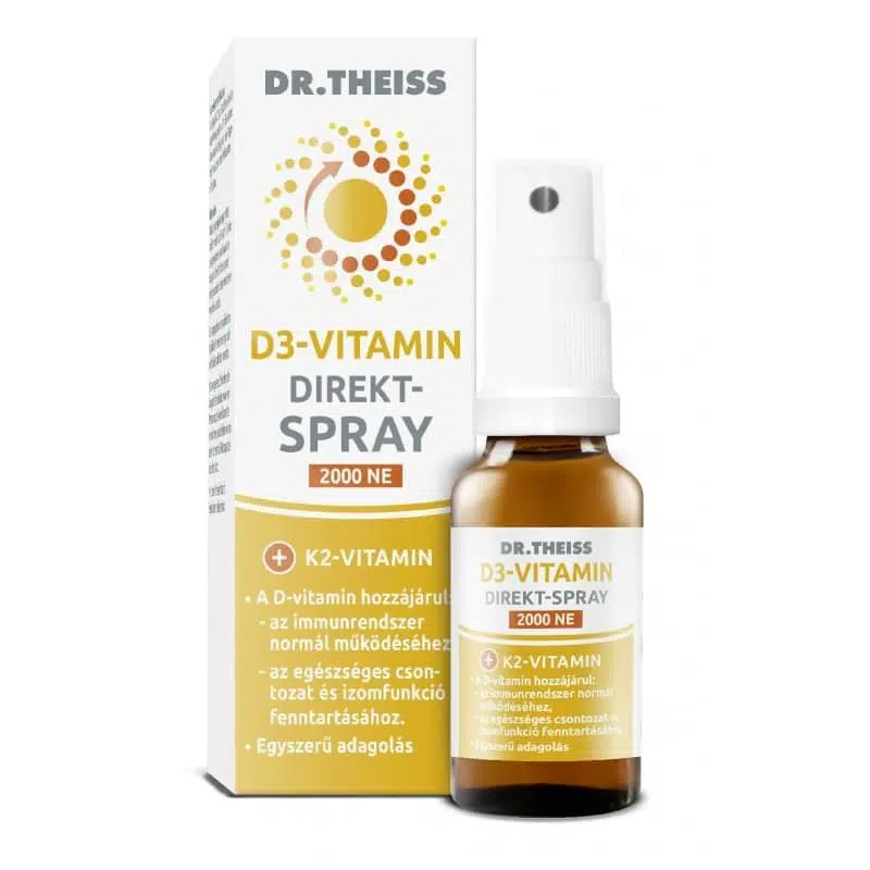 Dr. Theiss D3-vitamin 2000NE direct-spray - 20ml 1 Dr. Theiss D3-vitamin 2000NE direct-spray - 20ml