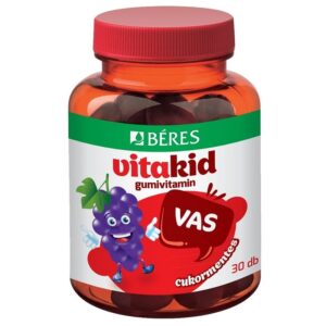Béres Vitakid Vas cukormentes gumivitamin - 30db