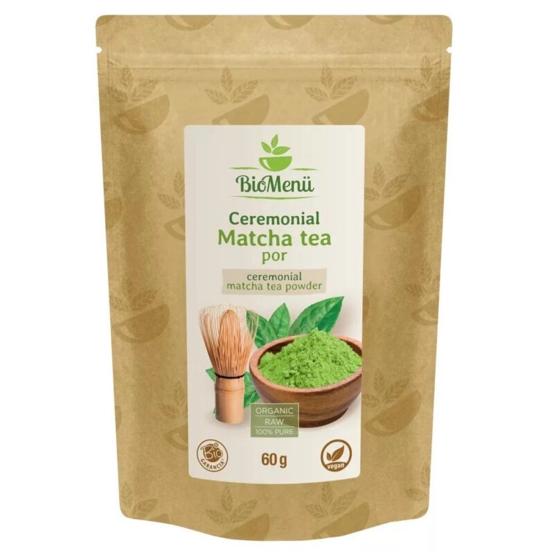 Biomenü Bio Ceremonial Matcha teapor - 60g 1 Biomenü Ceremonial Matcha tea por - 60g