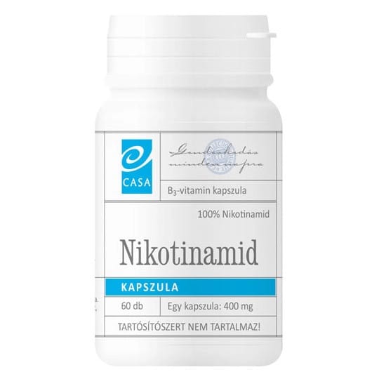 Casa Nikotinamid B3-vitamin kapszula - 60db 1 Casa Nikotinamid B3-vitamin kapszula - 60db