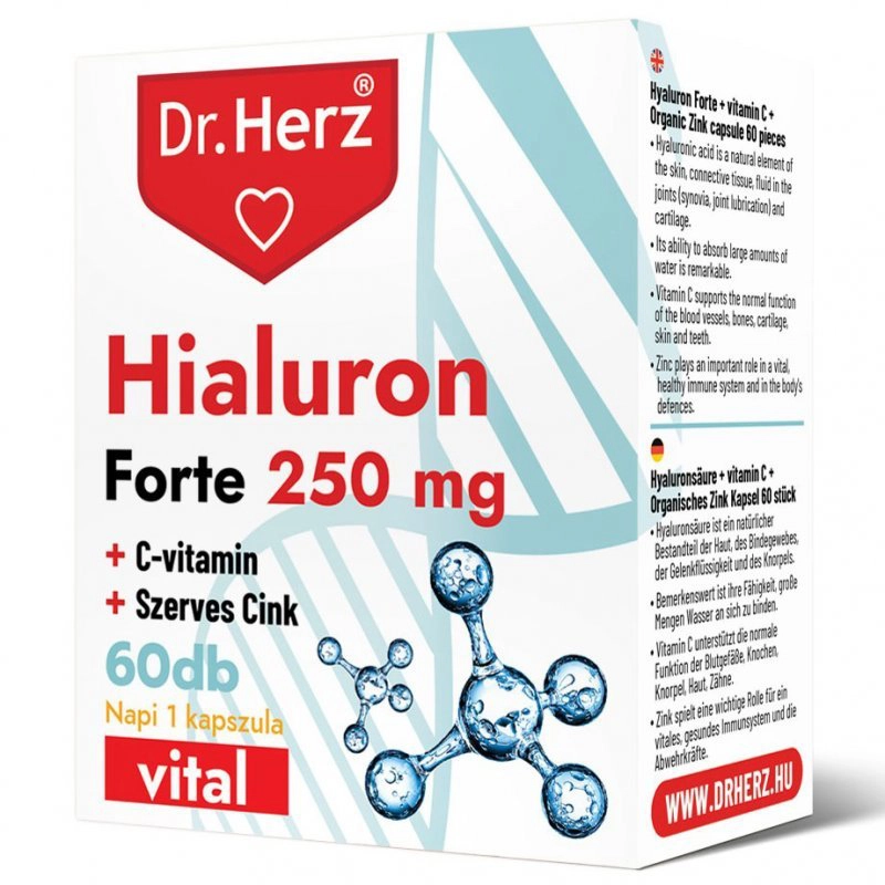 Dr. Herz Hialuron Forte kapszula - 60db 1 Dr. Herz Hialuron Forte kapszula - 60db