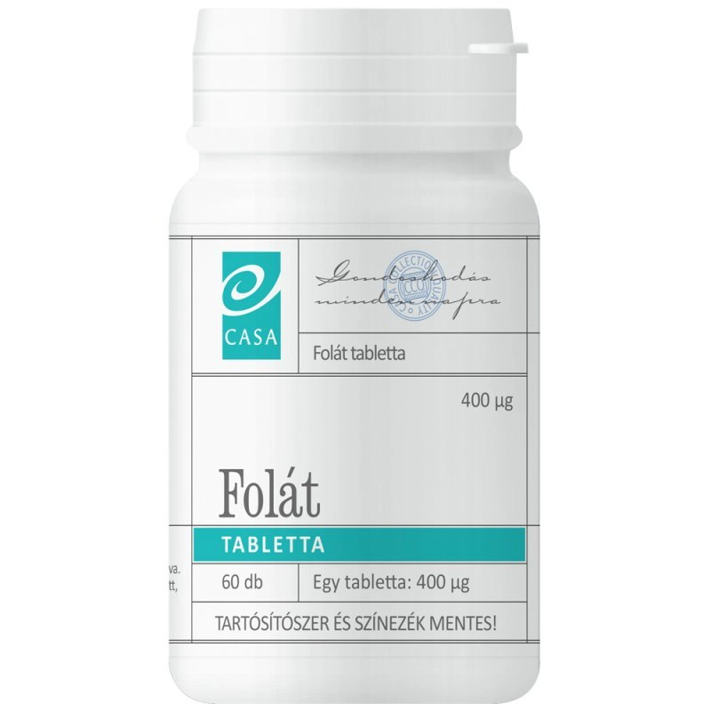 Casa Folát tabletta - 60db 1 Casa Folát tabletta - 60db