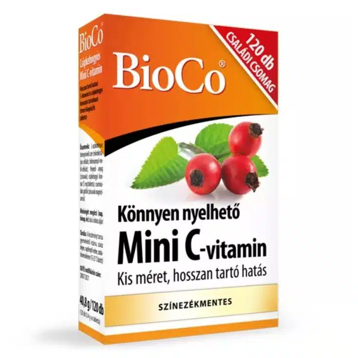 BioCo Mini C-vitamin tabletta - 120db 1 BioCo Mini C-vitamin 250mg tabletta - 120db