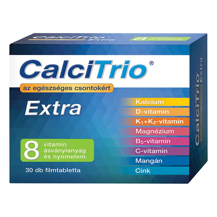 CalciTrio Extra filmtabletta - 30db 1 CalciTrio Extra filmtabletta - 30db
