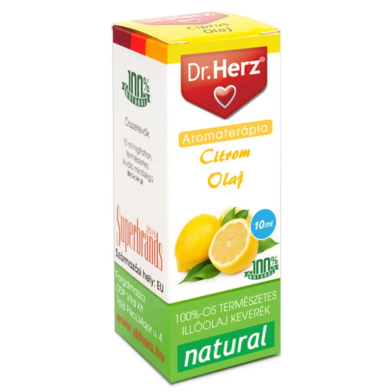 Dr. Herz Citrom illóolaj - 10ml 1 Dr. Herz Citrom illóolaj - 10ml