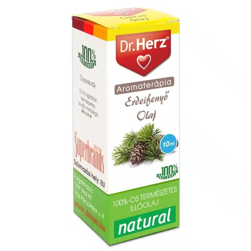 Dr. Herz Erdeifenyő illóolaj keverék - 10ml 1 Dr. Herz Erdeifenyő illóolaj keverék - 10ml
