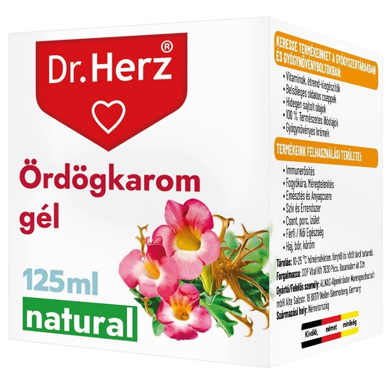 Dr. Herz Ördögkarom gél - 125ml 1 Dr. Herz Ördögkarom gél - 125ml