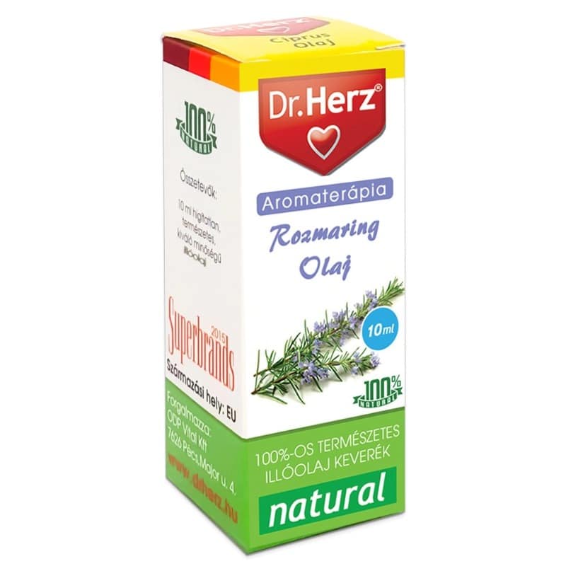 Dr. Herz Rozmaring illóolaj - 10ml 1 Dr. Herz Rozmaring illóolaj - 10ml