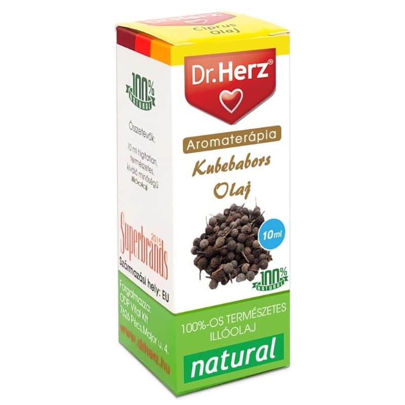 Dr. Herz Kubebabors illóolaj - 10ml 1 Dr. Herz kubebabors illóolaj - 10ml